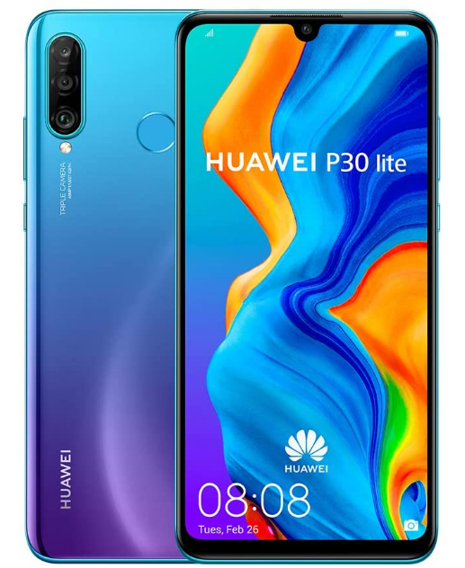 Huawei P30 Lite (128GB, 4GB RAM) 6.15" Display, AI Triple Camera, Dual SIM Globa...